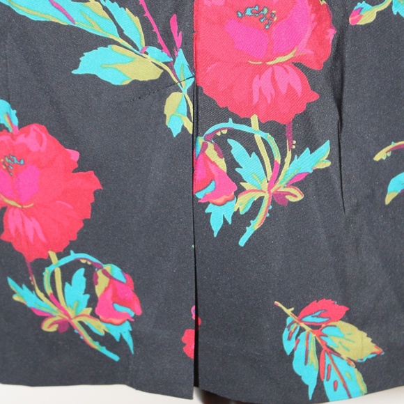 Express, Vintage flower stretch skirt size3/4 B4 - Picture 3 of 6